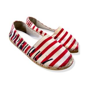 Burberry Striped Espadrilles